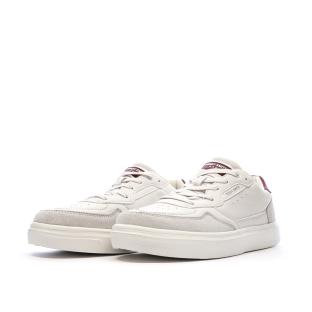 Teddy Smith Men's White/Bordeaux Sneakers 120004 Photo of the Espace des Marques %store% store - view of %key%