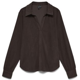 Camisa marrón para mujer de Vero Moda, modelo Melly ver 0