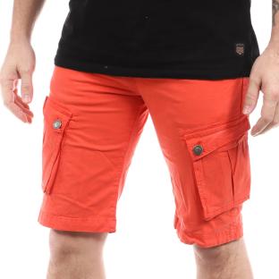 Bermuda Cargo Corail Homme Paname Brothers Betty pas cher
