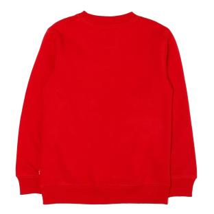 Sudadera roja para niño de Levi's, corte recto con mangas de murciélago ver 0