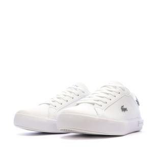 Baskets Blanches/Grises Ado Lacoste T-clip vue 0