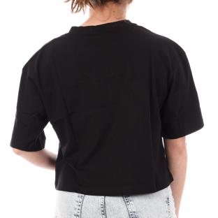 T-shirt Noir Crop Femme Supreme Grip Ranaka vue 0