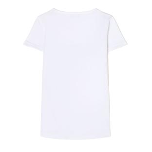 T-shirt Blanc/Jaune Fille Le Temps Des Cerises Fleurigi vue 0