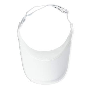 Visière Sport Blanc Lacoste taffetas diamanté vue 0