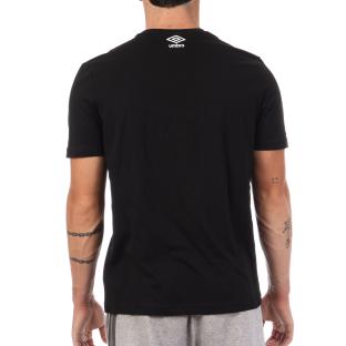 T-shirt Noir/Jaune Homme Umbro Outl Net vue 0