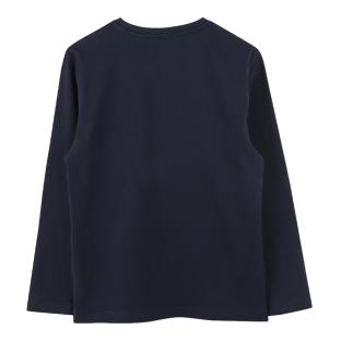 Langärmliges T-Shirt in Marineblau für Jungen von Hugo Boss J52702 Ansicht 0