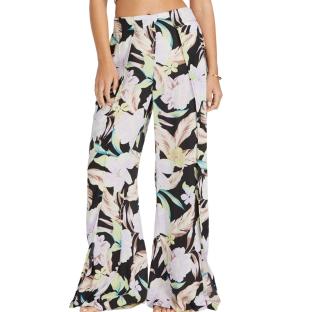 Pantalon Noir à Fleurs Femme Billabong Split Spirit vue 0