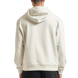Sweat à Capuche Écru Homme Calvin Klein Jeans 350 Terry Monog vue 2