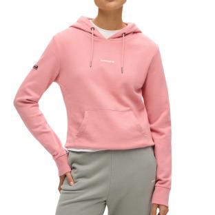 Sweat à Capuche Rose Femme Superdry Plain Hood pas cher