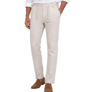 Paname Brothers Men’s Beige Flowy Trousers Photo of the Espace des Marques %store% store - view of %key%