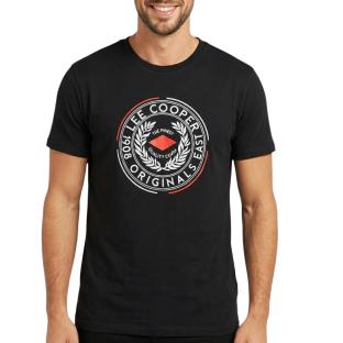 T-Shirt Noir Lee Cooper LCN822 vue 0