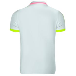 Polo Blanc/Rose Homme US Polo ASSN RAMS vue 2