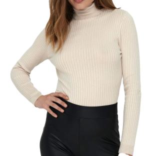 Pull Beige Femme Only Karol pas cher