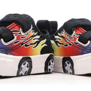 Baskets Noires Garçon Converse All Star Easy vue 7