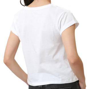 T-shirt Blanc Femme Pepe jeans Hannon PL505751 vue 2