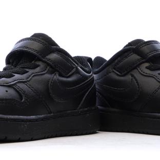 Baskets Noir Garçon Nike Court Borough Low Recraft vue 7