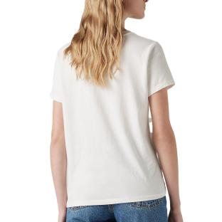 T-shirt Blanc Femme Levi's Perfect Tee 39185 vue 2