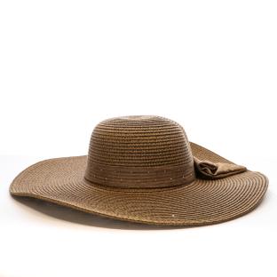Chapeaux Marron Femme Via Lorenzo Capeline Ivoire vue 0