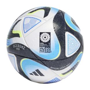 Ballon de football Blanc/Bleu Homme Adidas Oceaunz pas cher