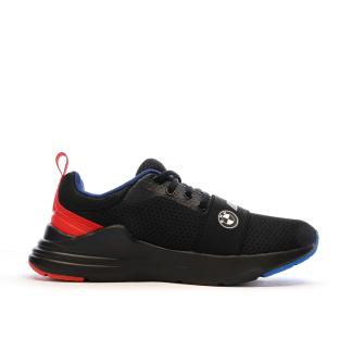 Baskets Noires Garçon Puma Wired vue 2
