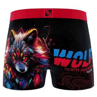 Boxers negros/rojos para niño de Freegun Loup ver 0