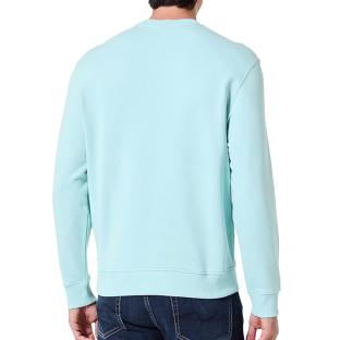 Sweat Bleu Turquoise Homme Calvin Klein 350terry Monog vue 2