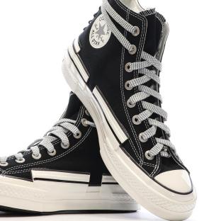 Baskets Noires Homme Converse Chuck 70 Hacked vue 7