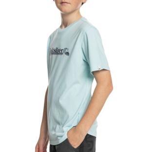 T-Shirt Bleu Homme Quiksilver Alllinedup vue 0
