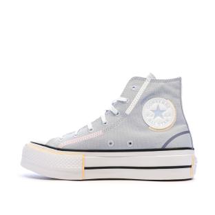 Baskets Bleu Clair Femme Converse Chuck Taylor All Star Lift pas cher