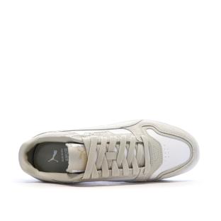 Baskets Beige/Blanc Homme Puma Court Classic Street vue 0