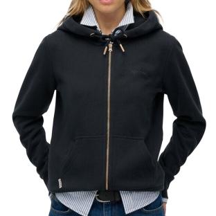 Sweat Marine Femme Superdry Essential Logo Ziphood Hb vue 0