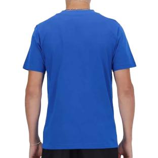 T-shirt Bleu Homme New Balance Sport vue 2