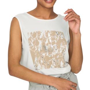 Débardeur Blanc Femme Only Top Box pas cher