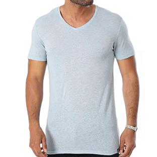 T-shirt Bleu Clair Homme Paname Brothers Tom vue 0