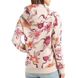 Sweat Zippé Écru/Rose Femme Ragwear Fllawia vue 0