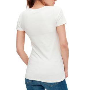 T-shirt Blanc Femme Mamalicious Welcome vue 2
