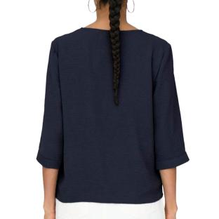 Blouse Marine Femme JDY Lion vue 2