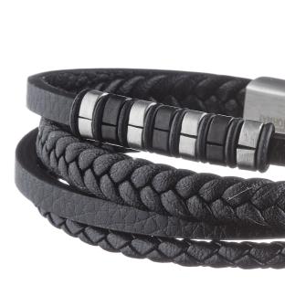 Bracelet Noir Homme Geographical Norway 315067 vue 3