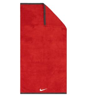 Serviette de Bain Rouge/Gris Nike Fundamental Towel pas cher