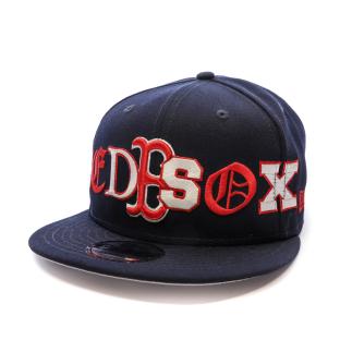Casquette Marine/Rouge Homme New Era Team Typography vue 0