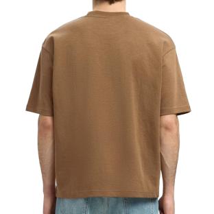 T-Shirt Marron Homme Selected Slhlooseoscar vue 0