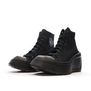 Baskets Noires Femme Converse Chuck 70 De Luxe Wedge vue 0