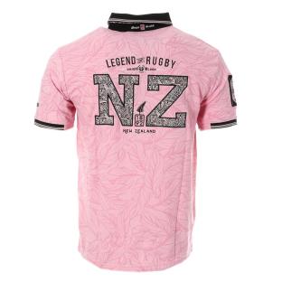 Polo Rose Homme Rugby KUMARA vue 2