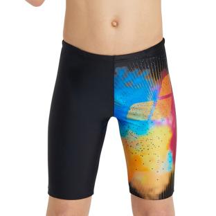 Boxer de bain Noir/Bleu Garçon Arena Swijammer pas cher