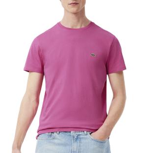 T-shirt Fuchsia Homme Lacoste TH6709 vue 0