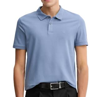 Polo Bleu Homme Calvin Klein Jeans Refined pas cher