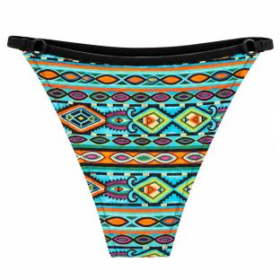 Bas De Maillot de Bain Turquoise/Noir Grain de Sable Kim vue 0