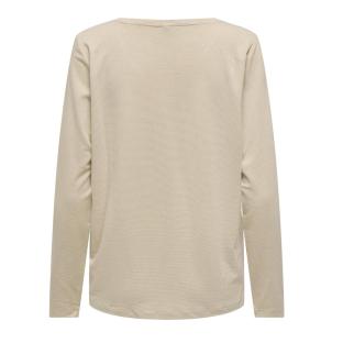 T-shirt Beige Femme Only Harly ML vue 2