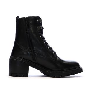 Bottines Noires Femme Geox Damiana vue 2