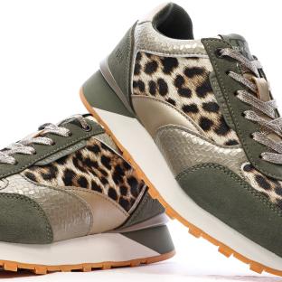 Baskets Kaki Femme Teddy Smith Zapato vue 0